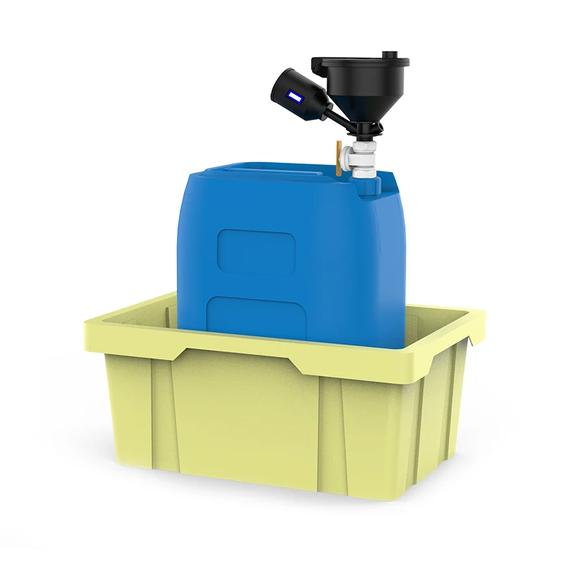 Снопове фунии за отпадъци от химически разтворители