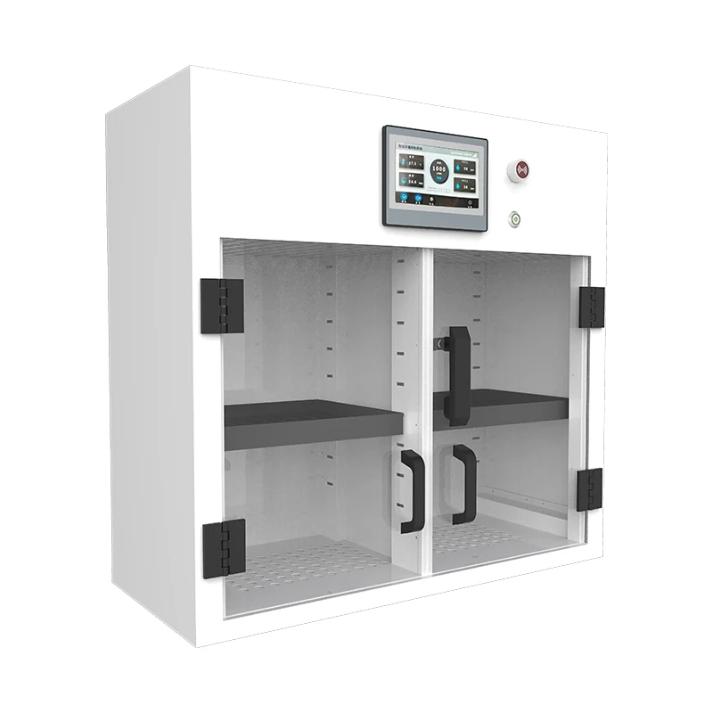 Стоманен шкаф за съхранение на лекарства с чист газ