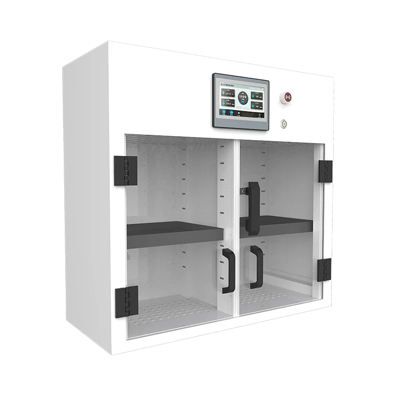 Самопочистващ се стоманен шкаф за съхранение на лекарства
